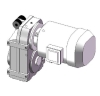 Мотор-редуктор DFA77/G-1/12.2-DM-132M-4-M3-B3-7.5kW Donly