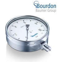 Bourdon Baumer PRESSURE GAUGE 0+1.6 BAR WITH CAPILARY&DIAPHRAGM SEPARATOR - MIX7131B16+AKPL2F5303+D294012L202 LRS1