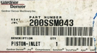 Клапан поршневой PISTON INLET VALVE 200SSM043 Gardner Denver