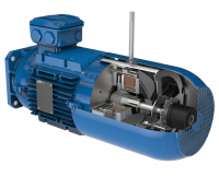 Интегральный двигатель с тормозом, ручным растормаживанием и энкодером WATT